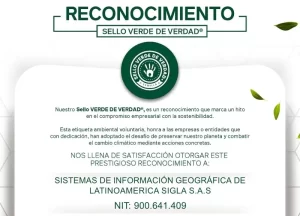 Sello Verde de Verdad reconocimiento