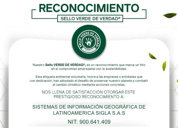 Sello Verde de Verdad reconocimiento